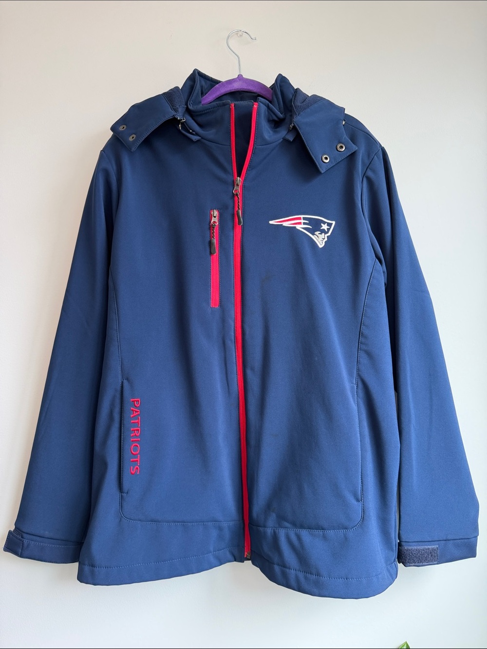 Hooded Official Patriots Jacket